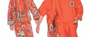 Bunt. Der erste Tag der Fashion Week gehört der Männermode. Bunt, transparent und gewagt.