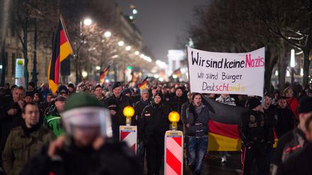 Am Montag wollen Bärgida-Anhänger wieder in Berlin demonstrieren. Eine Gegendemo ist auch angemeldet.