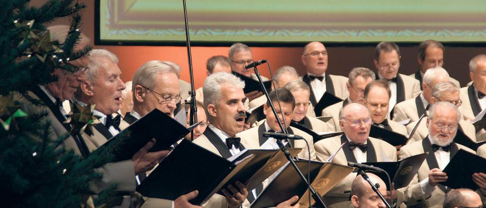 Mangelware Mann. In Potsdams Männerchor gibt es noch reichlich singende Exemplare.