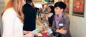 Kampf um den Nachwuchs. Zur Ausbildungsmesse 2014 kamen etwa 5000 Besucher und 84 Aussteller.