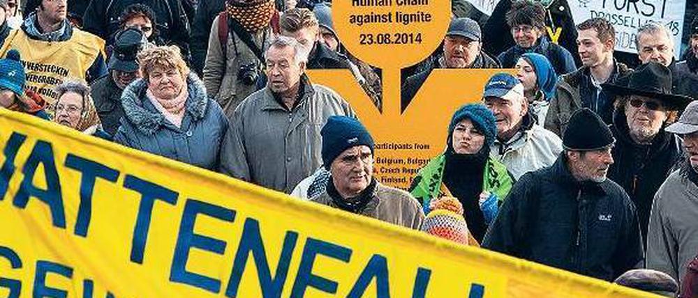 Protest. Rund 850 Menschen nahmen am Sternmarsch teil.