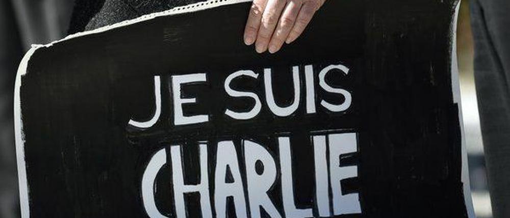 "Wir sind Charlie" wurde am Mittwoch schnell zum Hashtag und Symbold der Solidarität.