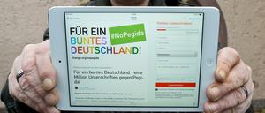 "NoPegida" - Initiator Karl Lempert 