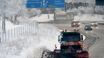 Gut geräumt. Der Schnee von Freitag hat keine Probleme verursacht.