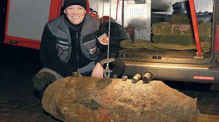 Sprengmeister. Mike Schwitzke und die entschärfte Fliegerbombe.