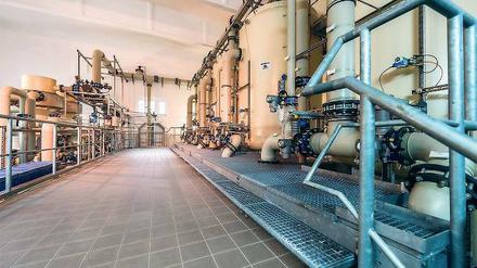Auf dem neuesten Stand. Vier Filter sorgen für sauberes Trinkwasser in Werder.