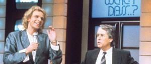 Thomas Gottschalk und "Wetten, dass..?"-Erfinder Frank Elstner.