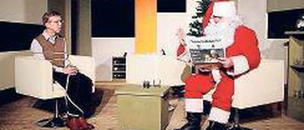 Bessere Argumente. Der Weihnachtsmann kommt zum Diskutieren.