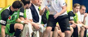 Neue Glatze. Erlingur Richardsson trainiert derzeit das österreichische Spitzenteam Westwien. Ab Sommer 2015 ersetzt er Dagur Sigurdsson bei den Füchsen Berlin.