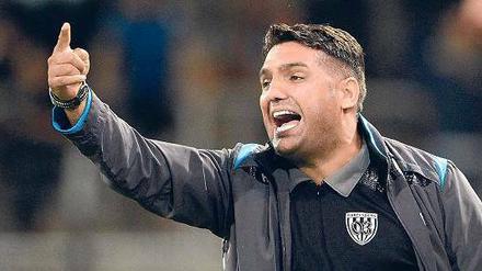 Da geht’s lang: Runde drei im Landespokal will SVB-Trainer Cem Efe heute erreichen. Dafür muss seine Truppe den SV Preussen Eberswalde ausschalten. Anstoß ist um 19 Uhr im Westendstadion.