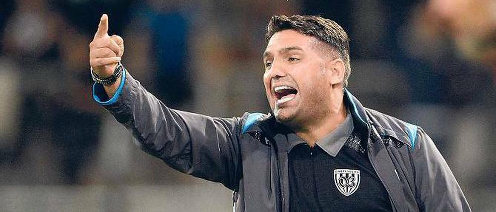 Da geht’s lang: Runde drei im Landespokal will SVB-Trainer Cem Efe heute erreichen. Dafür muss seine Truppe den SV Preussen Eberswalde ausschalten. Anstoß ist um 19 Uhr im Westendstadion.
