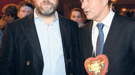 Erfolgsduo von gestern. Karl-Heinz Müller und Klaus Wowereit verkörpern die Eventmetropole Berlin. Damit lagen sie lange Zeit im Trend.