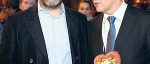 Erfolgsduo von gestern. Karl-Heinz Müller und Klaus Wowereit verkörpern die Eventmetropole Berlin. Damit lagen sie lange Zeit im Trend.