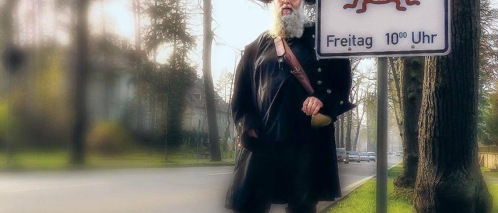 Die Gedanken sind frei. Und der Glaube auch, sagt Rüdiger Weida alias Bruder Spaghettus in Piraten-Gebetstracht. Seine Gaga-Religion kämpft für Religionsfreiheit.