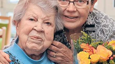 Kämpfernatur. Erna Lorenz mit ihrer Tochter Ursula Feigel.