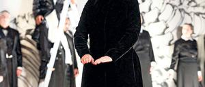 Standhaftigkeit ist für sie keine Floskel. Die Mezzosopranistin Bettina Ranch als Giuditta (Judit) bei den Proben für „Betulia liberata“ in der Friedenskirche Sanssouci.