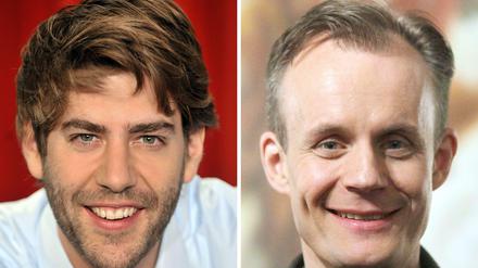 Die neuen Gesichter der "Anstalt": Die Kabarettisten Claus von Wagner (l) und Max Uthoff.