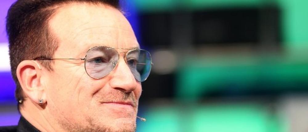 Kann auch ohne Türen landen: Bono.