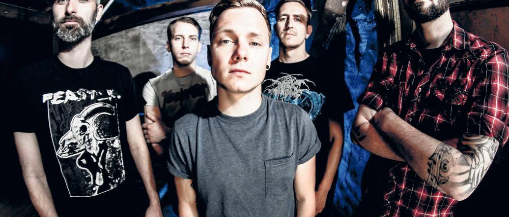 Von wegen Jeanswesten. In der Potsdamer Metal-Band The Walls Concave sind eher die netten Jungs von nebenan. Musikalisch geht es aber heftig zur Sache.