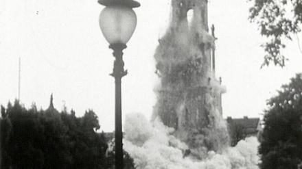 Das Ende der Kirche 1968.