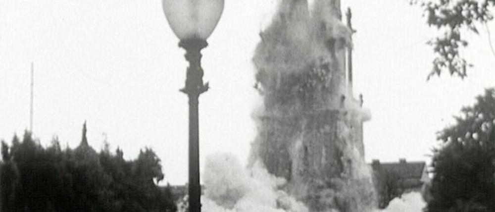 Das Ende der Kirche 1968.