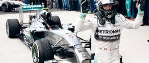 Kennen Sie mich? Nico Rosberg stellt sich nach seinem Sieg in Brasilien vor.