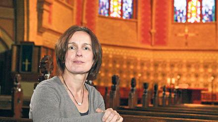 Miteinander reden. Mechthild Metzner, neue Pfarrerin in der Erlöserkirche.