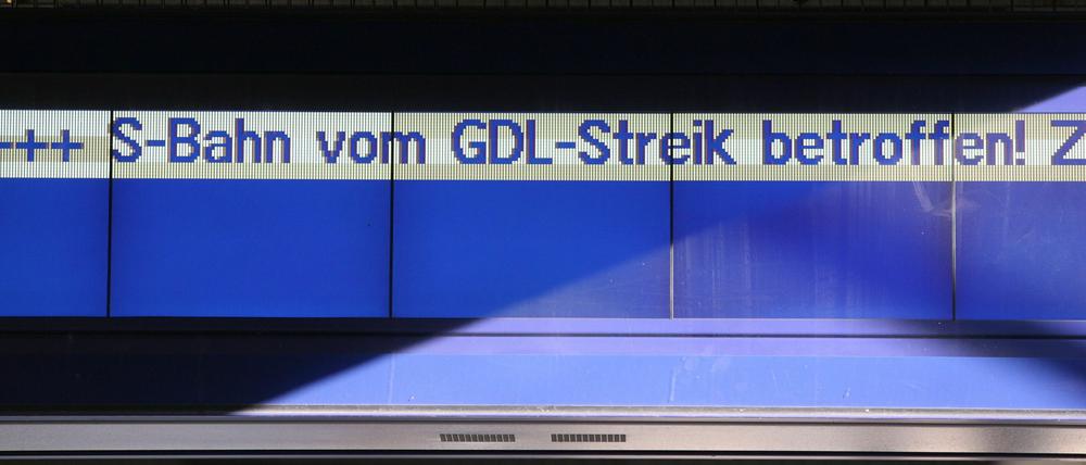 Der Lokführerstreik entkoppelt Potsdam von Berlin.