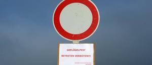 Schutzzone, aufgenommen letztes Jahr in Baden-Württemberg.