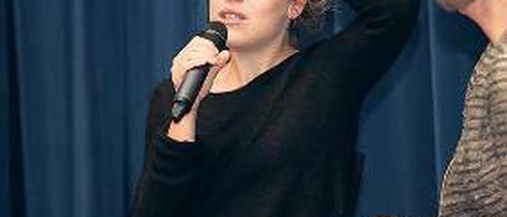 Nicht immer leichter Rollentausch. Anne Haug im Filmmuseum.