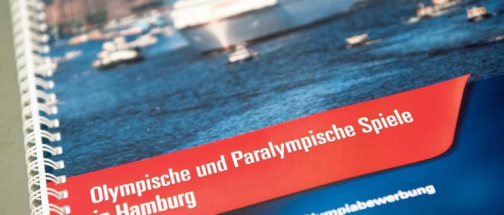Das ist der Plan. Präsentationsmappe zur Olympia-Bewerbung Hamburgs.