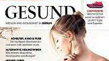 Das Cover des ersten Tagesspiegel GESUND Magazins.