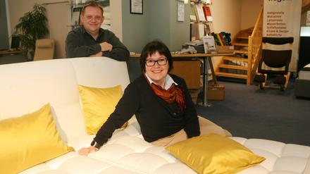Jutta und Jens Freiberg von "Famos liegen und sitzen".