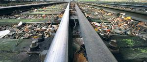 Lahmgelegt. Zwischen Waldstadt und Platz der Einheit wird der Tramverkehr unterbrochen.