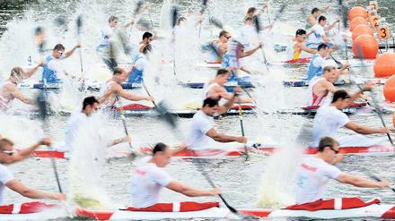 Olympischer Gedanke. Der Beetzsee in Brandenburg an der Havel war für Berlins Olympiabewerbung als olympische Regattastrecke vorgesehen. Doch nun gibt es auch Pläne, im Berliner Flughafen Tegel nach der Schließung eine neue Regattastrecke zu bauen.