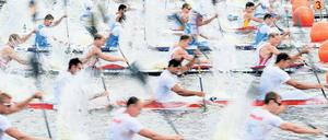 Olympischer Gedanke. Der Beetzsee in Brandenburg an der Havel war für Berlins Olympiabewerbung als olympische Regattastrecke vorgesehen. Doch nun gibt es auch Pläne, im Berliner Flughafen Tegel nach der Schließung eine neue Regattastrecke zu bauen.