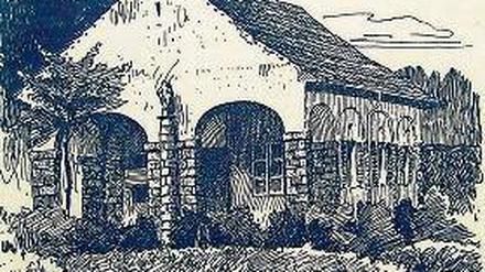 Ewig her. Der Wilhelmshorster Bahnhof kurz nach seiner Eröffnung 1915.