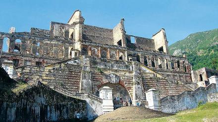 Ähnlichkeit? Das haitianische Sans Souci erinnert nur entfernt an das Original in Potsdam. Der Erbauer war ein Fan der Preußen-Monarchie.