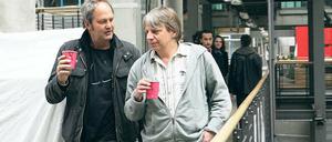 Mittendrin. Andreas Dresen (r.) – hier mit Kameramann Michael Hammon – wurde 1963 in Gera geboren. Der Regisseur lebt in Potsdam und ist seit 2012 Laienrichter am Verfassungsgericht des Landes Brandenburg.