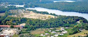 Entwicklungspotenzial. Auf vier Seiten präsentiert die Stadt den Campus des Software-Milliardärs und Potsdam-Mäzens Hasso Plattner am Jungfernsee. Dort geht es um weitere Gewerbeflächen von bis zu 24 000 Quadratmeter und Wohnhäuser.