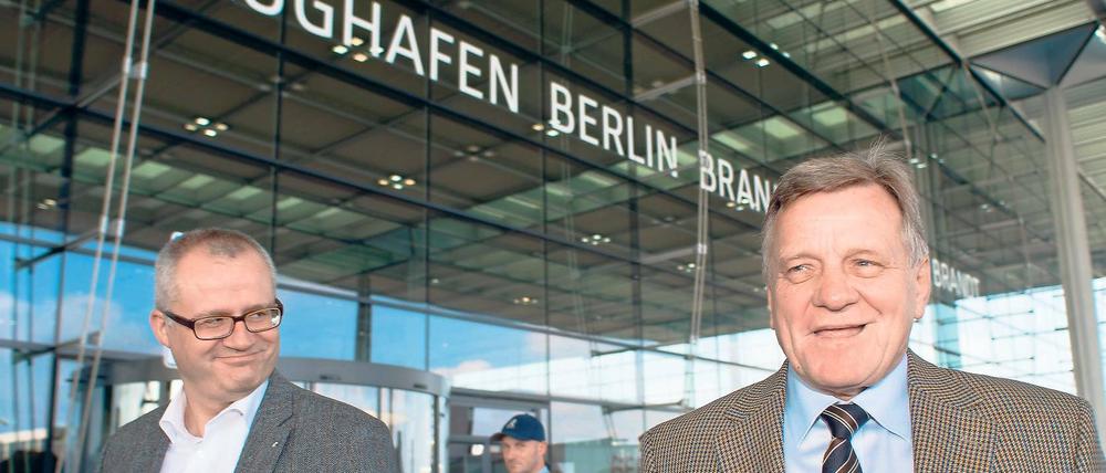 Siegerpose. BER-Chef Mehdorn sieht seine Linie bestätigt.