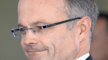 In Bedrängnis. CDU-Landesparteichef und Landtagswahl-Spitzenkandidat Michael Schierack. Die Parteibasis zeigt sich enttäuscht über Schieracks fehlende Entschlossenheit, im Kabinett Regierungsverantwortung zu übernehmen.
