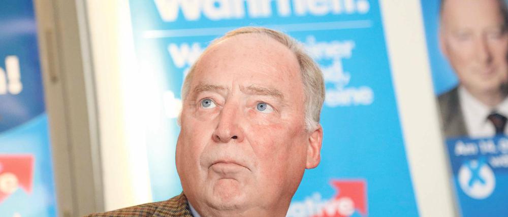 Verzettelt. Alexander Gauland sortiert schon zum Start seine Fraktion neu – und zeigt sich menschlich enttäuscht.