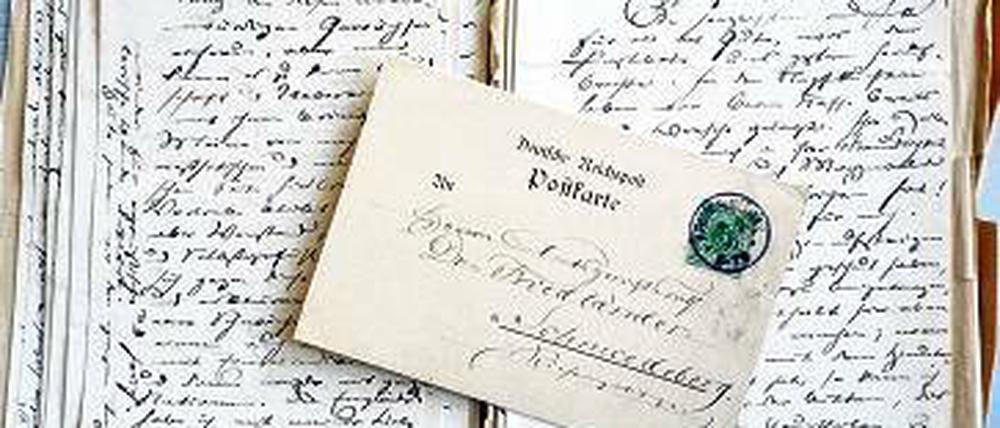 Kurzgefasst. Die Postkarte musste Theodor Fontane gefallen haben.