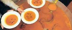 Kürbissuppe. Rekord in Klaistow.