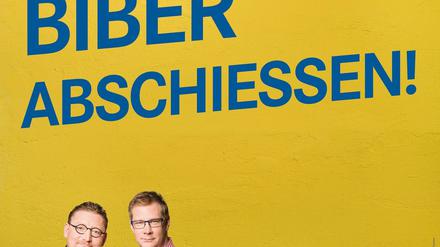 Spaßwahlkampf mit Bibern.