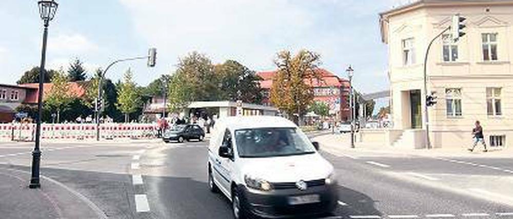 Wieder frei. Die Kreuzung in der Altstadt wurde in sechs Wochen saniert.