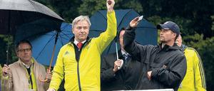 Zurück auf Los. Mit offiziellen Regierungsterminen wie diesem Marathon-Startschuss ist für Klaus Wowereit bald Schluss. Dem Sport bleibt er vielleicht verbunden.