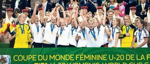 Auch sie haben es geschafft. Die U-19-Junioren sind Europameister, die Männer Weltmeister und der weibliche Nachwuchs ist es jetzt auch. Die U-20-Juniorinnen haben den nächsten großen internationalen Titel für den Deutschen Fußball-Bund gewonnen.