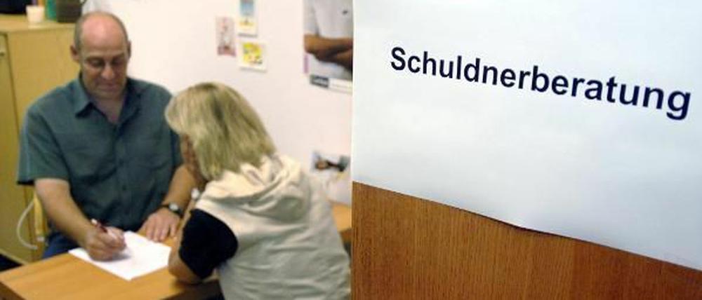 Letzter Ausweg Schuldnerberatung.